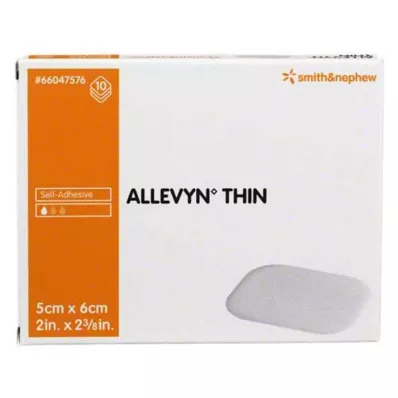 ALLEVYN Pansement mince Thin 5x6 cm, 10 pces
