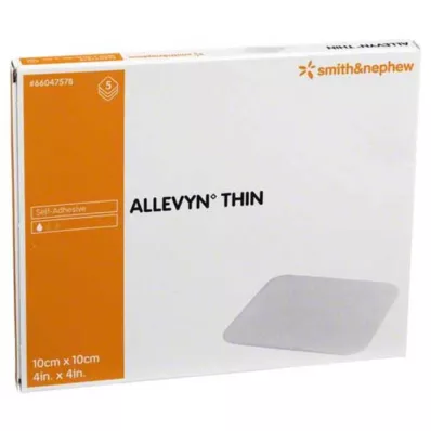 ALLEVYN Pansement mince Thin 10x10 cm, 5 pces