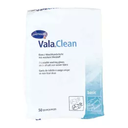 VALACLEAN Gants de toilette Basic, 50 pces