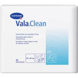 VALACLEAN Lingettes jetables Eco 35x40 cm, 30 pces