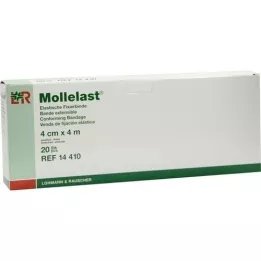 MOLLELAST Bandes 4 cmx4 m emballées individuellement, 20 pces