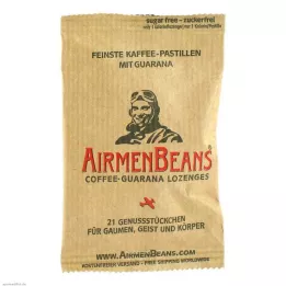 AIRMENBEANS Pastilles au café avec guarana, 21 pcs