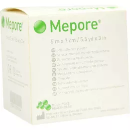 MEPORE Pansement non stérile 7 cmx5 m, 1 pc