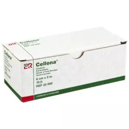 CELLONA Bandes de plâtre 6 cmx2 m, 2X5 pces