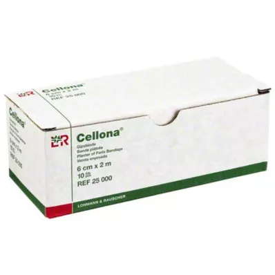 CELLONA Bandes de plâtre 6 cmx2 m, 2X5 pces CELLONA Bandes de plâtre 6 cmx2 m, 2X5 pces