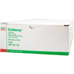 CELLONA Bandes de plâtre 20 cmx2 m, 2X5 pces