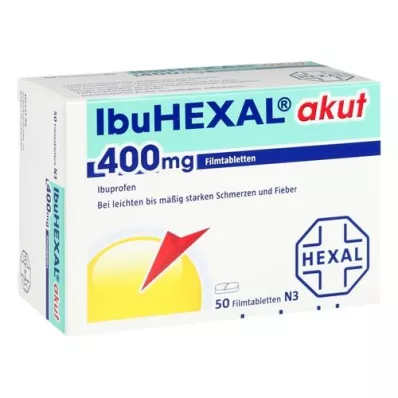 IBUHEXAL akut 400 comprimés pelliculés, 50 pc