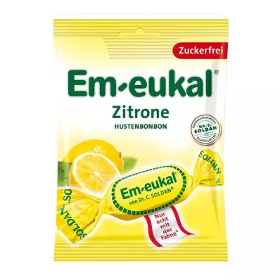 EM-EUKAL Bonbons au citron sans sucre, 75 g