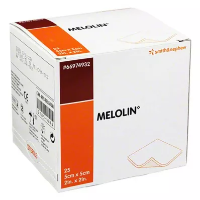 Pansements Melolin 5x5cm S, 25 pc