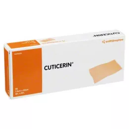 CUTICERIN 7,5x20 cm gaze enduite de pommade, 50 pces