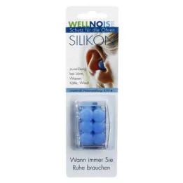 WELLNOISE Bouchons doreilles bleu blister, 3X2 pcs