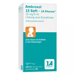 AMBROXOL 15 jus-1A Pharma, 100 ml