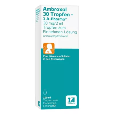 AMBROXOL 30 gouttes-1A Pharma, 100 ml AMBROXOL 30 gouttes-1A Pharma, 100 ml