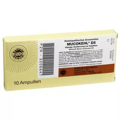 MUCOKEHL Ampoules D 5, 10X1 ml