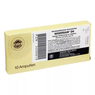NIGERSAN D 6 ampoules, 10X1 ml NIGERSAN D 6 ampoules, 10X1 ml