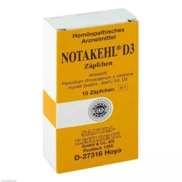 NOTAKEHL Suppositoires D 3, 10 pces