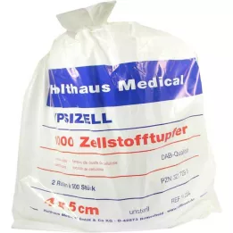 ZELLSTOFFTUPFER Ypsizell 4x5 cm, 1000 pièces