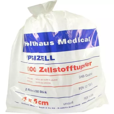 ZELLSTOFFTUPFER Ypsizell 4x5 cm, 1000 pièces ZELLSTOFFTUPFER Ypsizell 4x5 cm, 1000 pièces