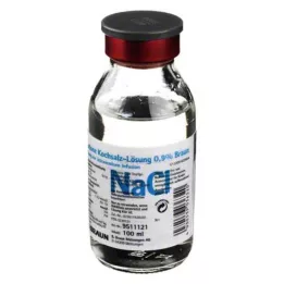 KOCHSALZLÖSUNG Flacon en verre à 0,9%, 100 ml