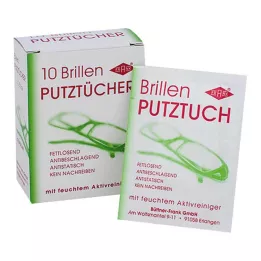 Chiffons de nettoyage pour lunettes Büttner, 10 pc