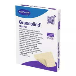GRASSOLIND Compresses de pommade 5x5 cm stériles, 10 pces
