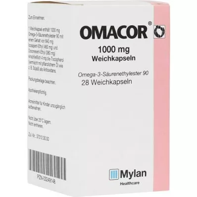 OMACOR 1.000 mg capsules molles, 28 pièces