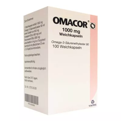 OMACOR 1.000 mg capsules molles, 100 pièces
