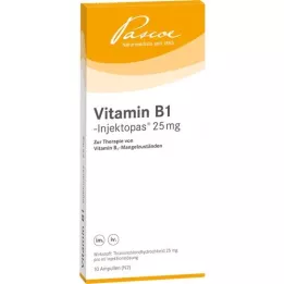 VITAMIN B1 INJEKTOPAS Solution injectable de 25 mg, 10X1 ml