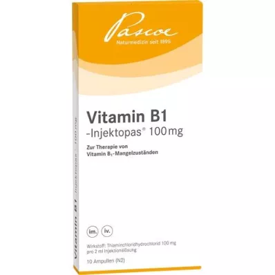 VITAMIN B1 INJEKTOPAS 100 mg Solution injectable, 10X2 ml