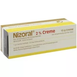 NIZORAL Crème 2% 15g, 15 ml