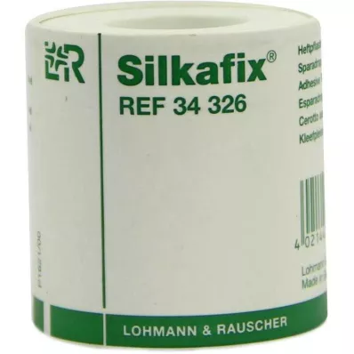 SILKAFIX Pansement adhésif 5 cmx5 m, bobine plastique, 1 pc