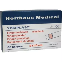 FINGERVERBAND Ypsiplast 2x18 cm élastique peau, 50 pces