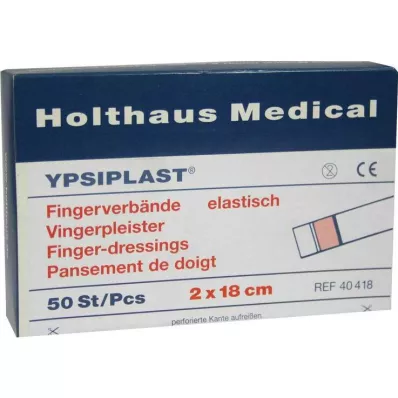 FINGERVERBAND Ypsiplast 2x18 cm élastique peau, 50 pces