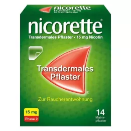 NICORETTE TX Patch 15 mg, 14 pièces