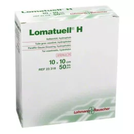 LOMATUELL H Tulle à pommade 10x10 cm stérile, 50 pces