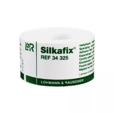 SILKAFIX Pansement adhésif 2,5 cmx5 m, bobine plastique, 1 pc SILKAFIX Pansement adhésif 2,5 cmx5 m, bobine plastique, 1 pc