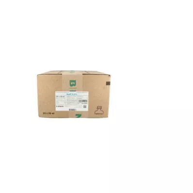 ISOTONE Solution saline 0,9% Braun Ecof.P.demi-contenue, 20X100 ml