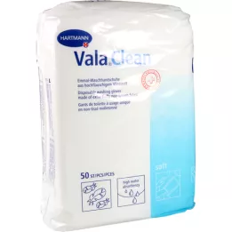 VALACLEAN Gants de toilette jetables soft, 50 pces