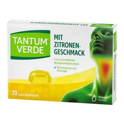 TANTUM VERDE 3 mg Pastilles au goût de citron, 20 pces TANTUM VERDE 3 mg Pastilles au goût de citron, 20 pces