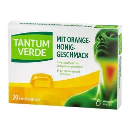 TANTUM VERDE 3 mg pastilles à sucer à lorange et au miel, 20 pces