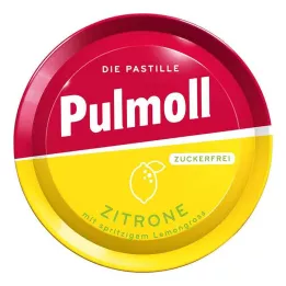 PULMOLL Bonbons au citron sans sucre, 50 g