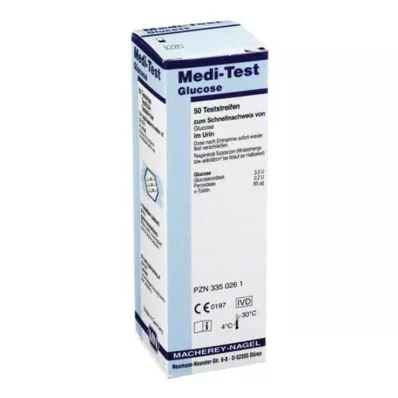 MEDI-TEST Bandelettes de test du glucose, 50 pièces