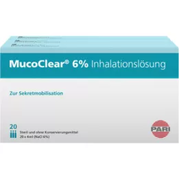 MUCOCLEAR Solution pour inhalation à 6% de NaCl, 60X4 ml