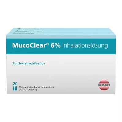 Solution pour inhalation Mucoclear 6% Nacl, 60X4 ml Solution pour inhalation Mucoclear 6% Nacl, 60X4 ml