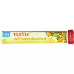 TOPFITZ Comprimés effervescents Multivitamines+Minéraux, 20 pièces