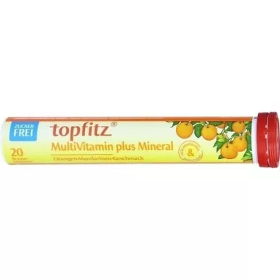 TOPFITZ Comprimés effervescents Multivitamines+Minéraux, 20 pièces