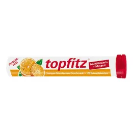TOPFITZ Comprimés effervescents Multivitamines+Minéraux, 20 pièces