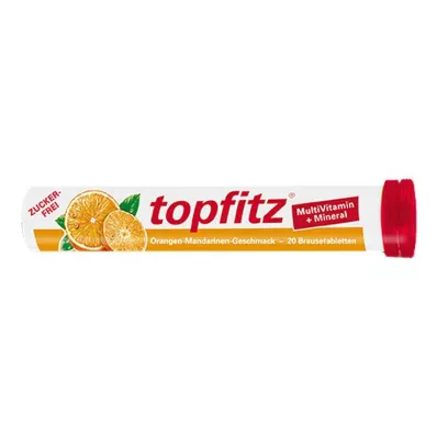 TOPFITZ Comprimés effervescents Multivitamines+Minéraux, 20 pièces