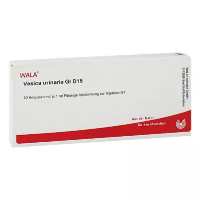 Vesica Urinaria GL D 15 ampoules, 10X1 ml