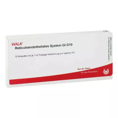 Système réticuloendothélial.Ampoules Gl D10 (10x1 ml)